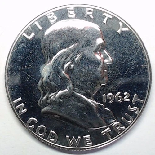 1962 Franklin Half Dollar Proof - 90% Silver