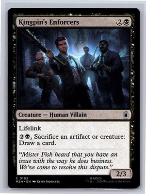 Kingpin's Enforcers 102 Common Marvel Super Heroes Magic: The Gathering NM