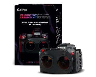 Canon VR Content Creator Kit - EOS R5 C Full-Frame Hybrid Camera and RF5.2mm