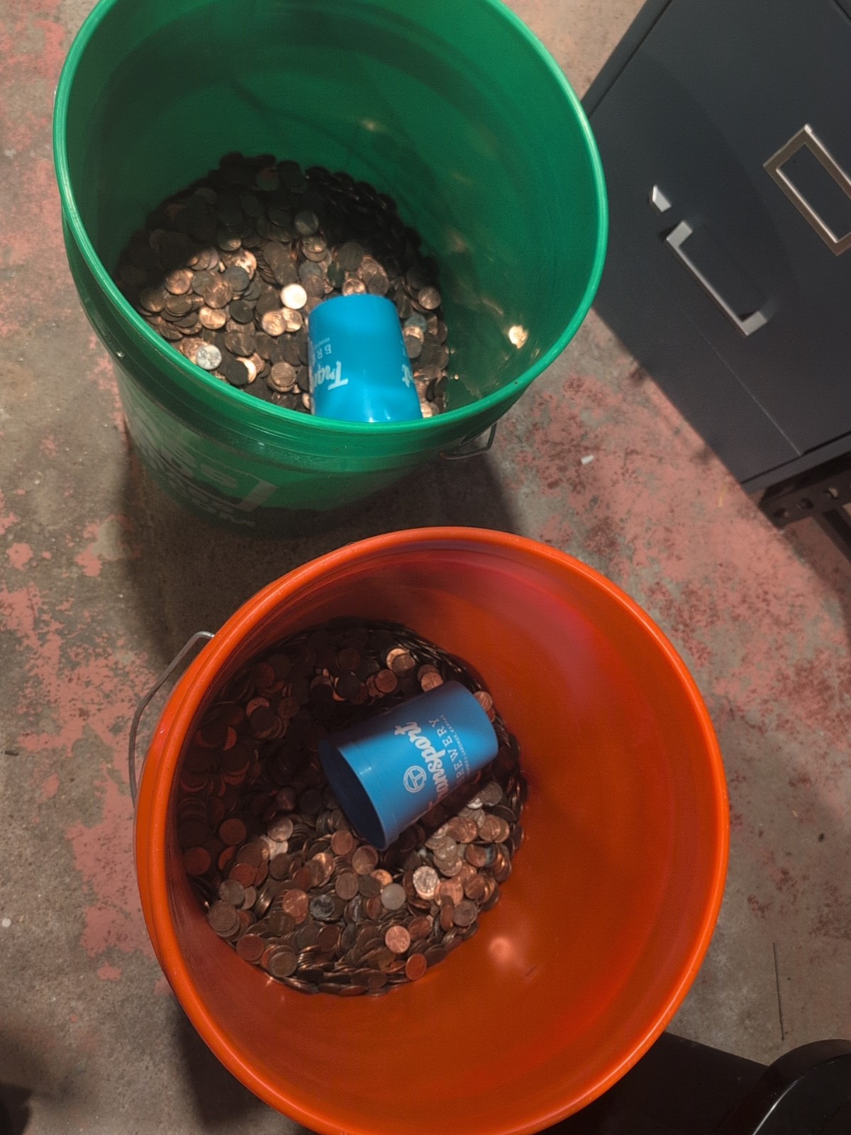 1,000(5lb 8oz) ZINC ONLY - UNSEARCHED Coinstar Cents / Pennies - Memorial/Shield