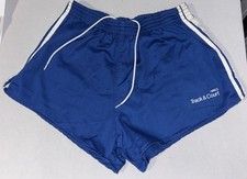 Vintage Track  Court Athletic Shorts Women  s Size Medium Blue  White Stripe