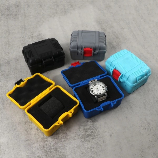 Estuche de almacenamiento de reloj de 1 ranura Caja protectora Reloj impermeable Organizador de reloj