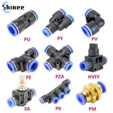 Pneumatic Push to Connect Fitting Air Line Quick Release Hose Connector 4mm-12mm