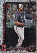 JOHNATHAN RODRIGUEZ TOPPS UPDATE HOLO FOIL GUARDIANS #US-142 2025 25