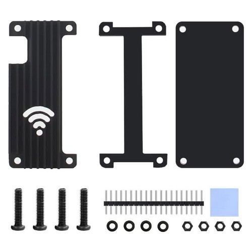 Passive Cooling Case Aluminum Alloy Enclosure forRaspberryPiZero 2W/PiZero Cover - Video 1 van 1
