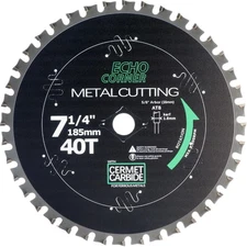7-1/4 Inch Metal Cutting Circular Saw Blade, Cermet Carbide, for Mild Steel,... 