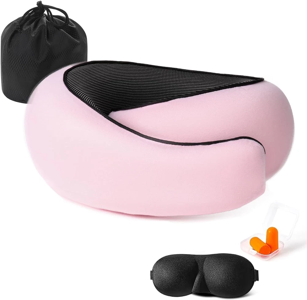 Travel Pillow Memory Foam Neck Pillow Support Pillow