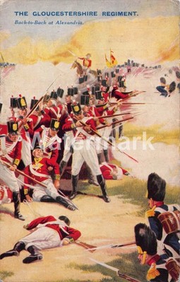 0603. Glocestershire Regiment - ''Back-to-Back at Alexandria''.  aus ''Der Rover''
