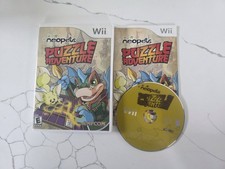 Neopets Puzzle Adventure (Nintendo Wii, 2008) Complete Free Fast Shipping
