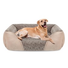 Panier pour Chien, Lit Chien Moyen Taille Lavable, Antidérapant Coussin Anti-...