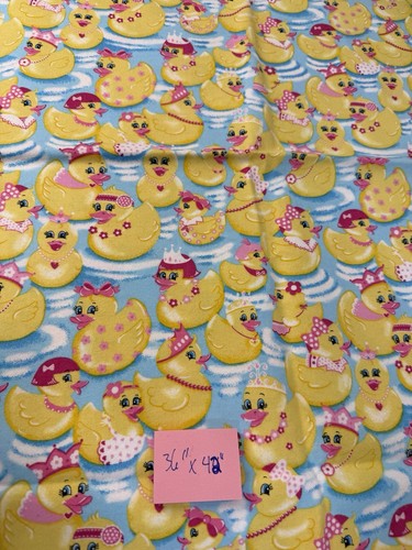 Mixed Fabric Lot Cotton Flannel Ducks Zoo Animals Cats Craft Bundle