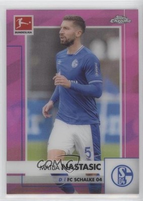 2020-21 Topps Chrome Bundesliga Pink Refractor 58/75 Matija Nastasic #88 uk2