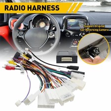 Car Stereo Radio Harness Power Cable Wire Adapter Support JBL AMP New For Toyota