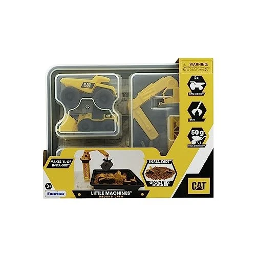 Juego CAT Little Machines Ground Crew con Vehículos Insta Dirt y Grúa Foto 2 de 4