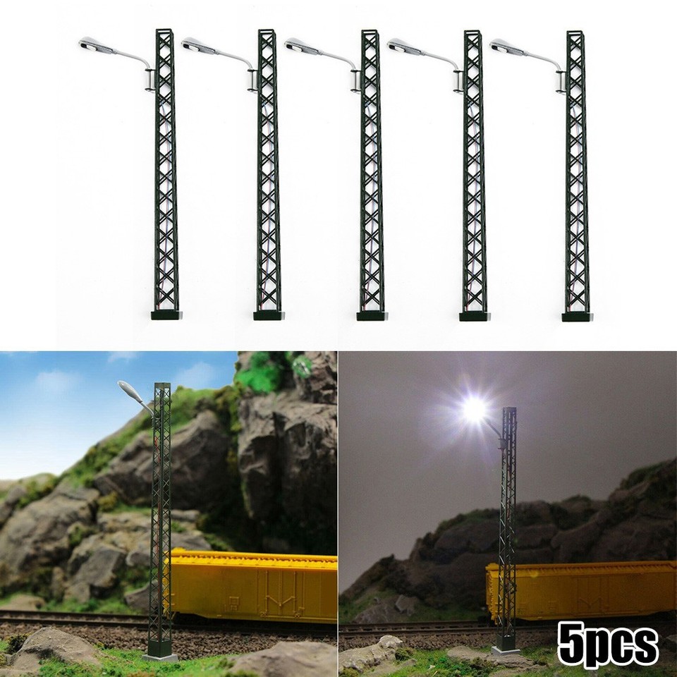Model Railway Lights 5Pieces Scale: 1: 87 For Building Layout! For Rail ...