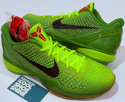 Size 9.5 - Nike Zoom Kobe 6 2010 Grinch for sale online | eBay