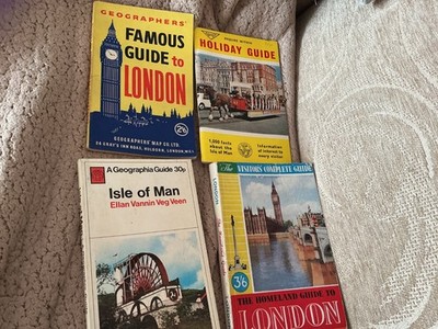 Geographers  Famous Guide To London Phyllis Pearsall, Isle of Man + 2 others