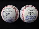 RARE! KYLE TUCKER VLADIMIR GUERRERO JR YORDAN ALVAREZ Autographed Team Baseball