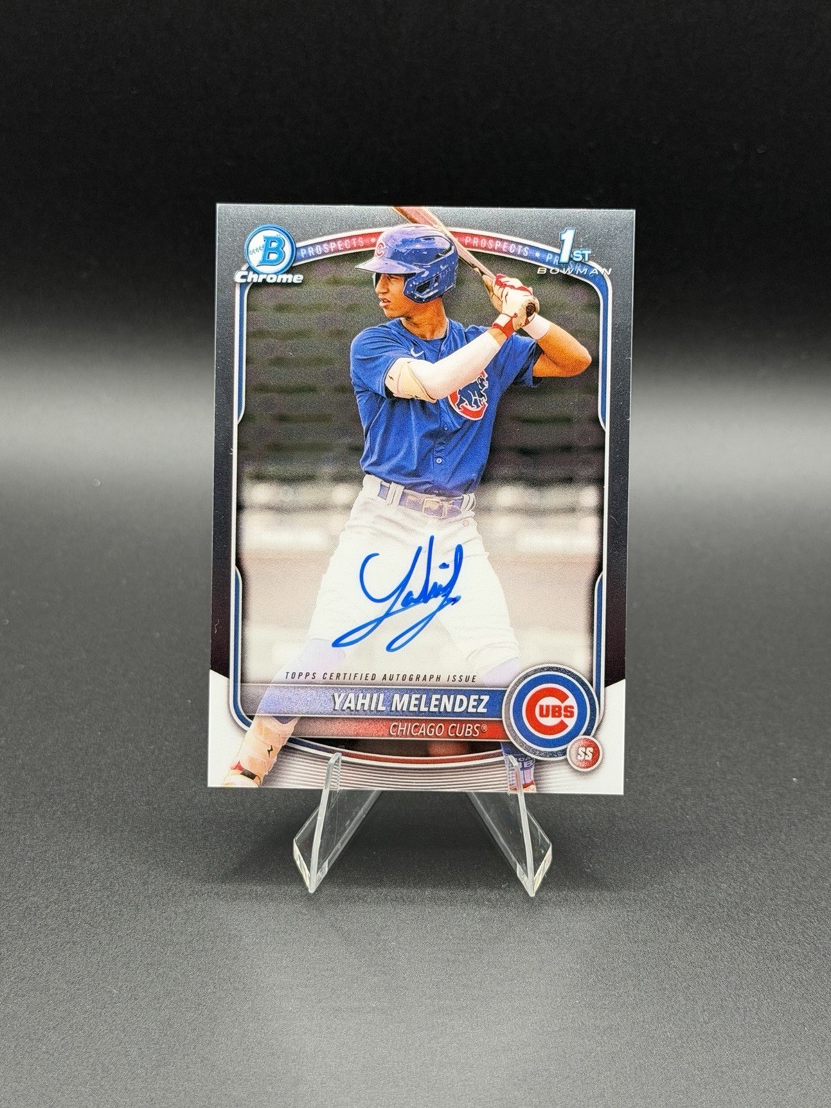 YAHIL MELENDEZ 2025 Bowman Chrome 1st Rookie RC Autograph Auto #CPA-YM