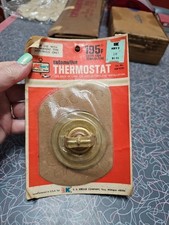 NEW OLD Stock Automotive Thermostat KM-9295 195 Degree S.S. Kresge Co. USA Made