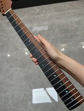 New AAA Ebony fingerboard 22Fret DIY Satin flame Maple Electric guitar Neck