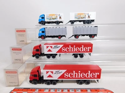 4X H0 1:87 LKW IVECO: 475 MILKANA + 540/1 + 565 Mint + 3X Box #CV426-0,5 - Photo 1/2