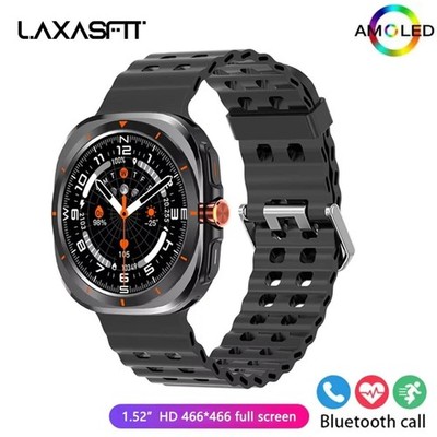 LAXASFIT GT7 Ultra Smartwatch 1.52'' AMOLED Bluetooth Telefon Fitness Uhr Android