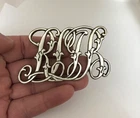 Richmond Light Infantry Blues Cartridge Box Plate Reproduction Nickel silver