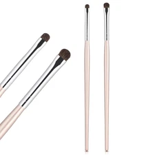 4 Pieces Mini Smudge Brush Thin Eyeshadow Brushes Eyeliner Smudge Brush Soft Smu