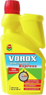 VOROX Unkrautfrei Express   Unkrautvernichter   Konzentrat   Anwendung zwischen