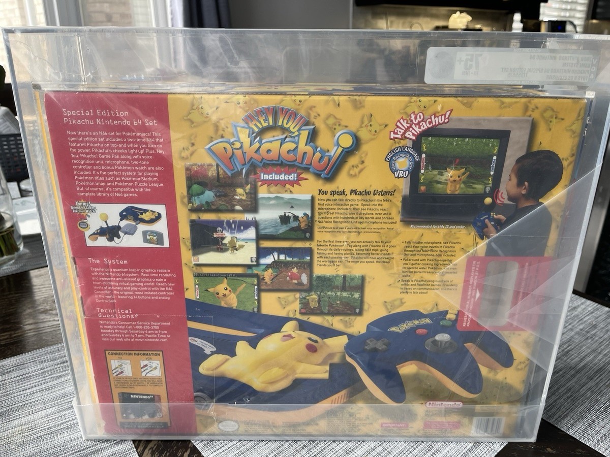 Nintendo 64 Pokemon Edition Video Game Console - Blue/Yellow