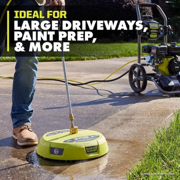 Ryobi Cold Water Gas Pressure Washer 3300 PSI 2.4 GPM 212cc Engine #RY80589