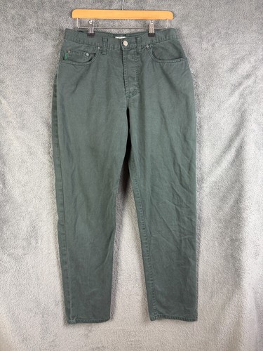 Paul Smith, Vintage Paul Smith Chinos Mens W32 L33 Green Regular Fit Preppy Casual London