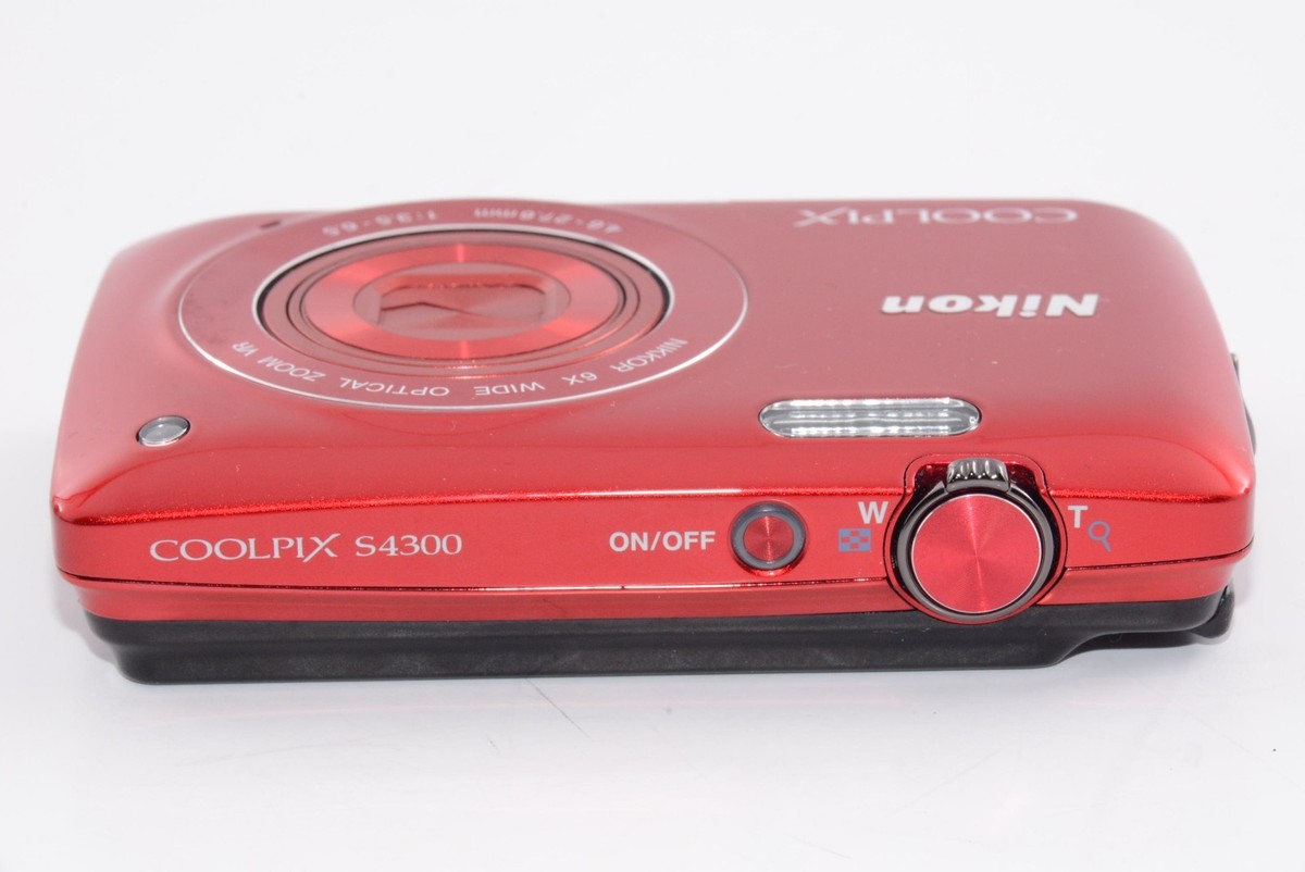 Nikon COOLPIX S4300 レッド Amazon.com : Nikon COOLPIX S4300 16 MP Digital Camera with