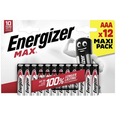Energizer Max Micro (AAA)-Batterie Alkali-Mangan  1.5 V 12 St.