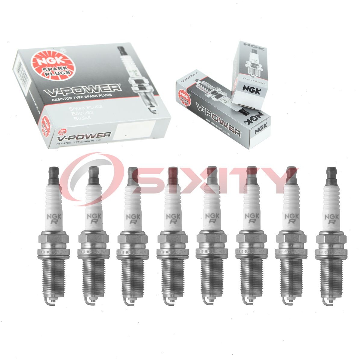 8 pcs NGK V-Power Spark Plugs for 2005-2006 Nissan Armada 5.6L  5.6L V8 - nd
