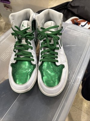 Nike Air Jordan 1 High Golf Pine Green shoes (style code DQ0660-130 10.5