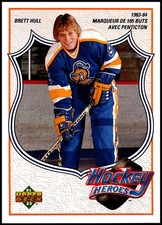 1991-92 UD French #1 Brett Hull Hockey Heroes