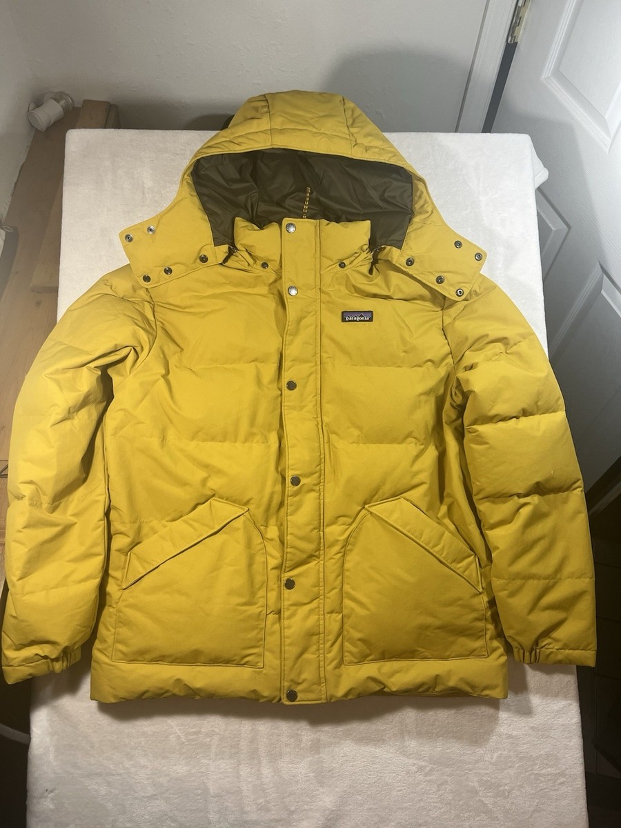 Patagonia Men's L Downdrift Down Jacket. Cabin Gold. MSRP $329 | eBay