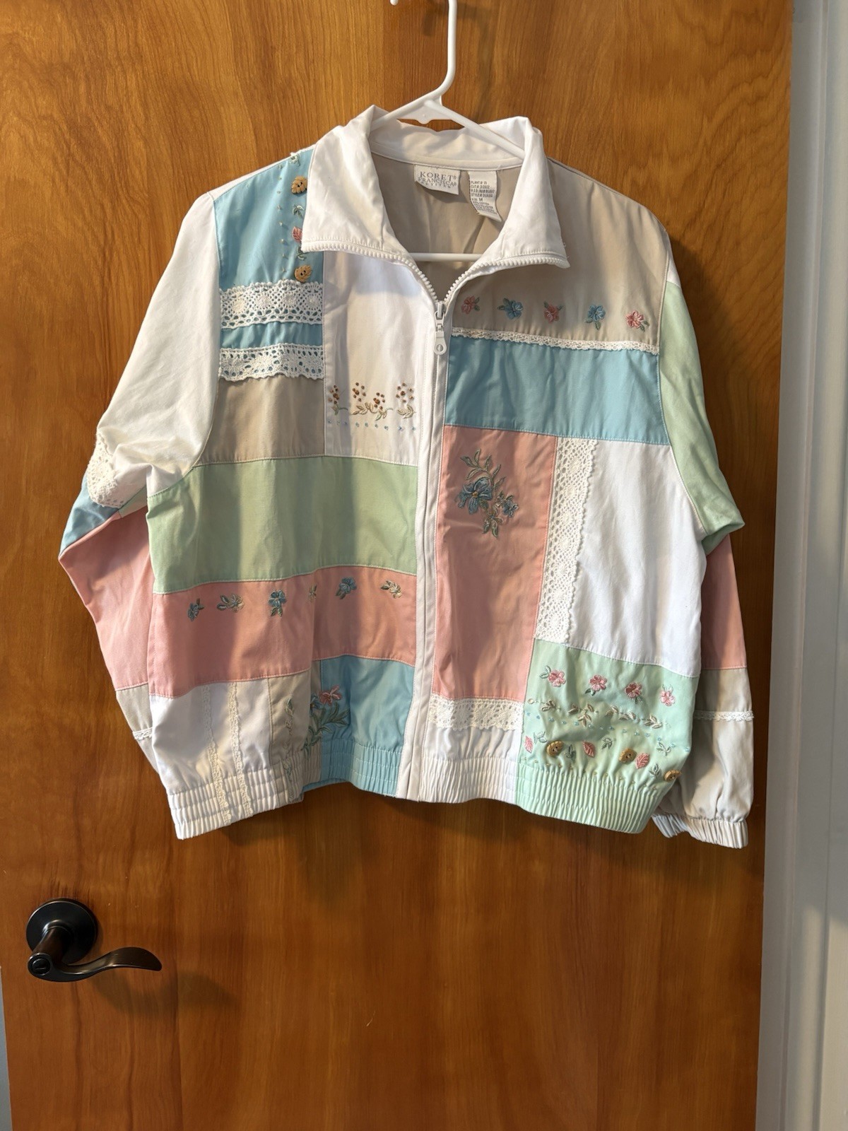 Vintage Koret Francisca patchwork light jacket wi… - image 1