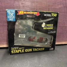 Arrow Model T50 Pro Heavy Duty Staple Gun Tacker W/ Box