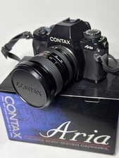 CONTAX Aria 35mm Film Camera + ZEISS Vario-Sonnar T* 28-70mm/F3.5-4.5 Zoom Lens