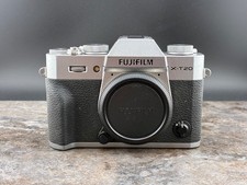 Fujifilm X-T20 24mp Mirrorless Digital Camera Body Silver good 7165