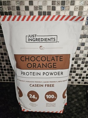Just Ingredients Chocolate Orange Protein Powder-Limited Edition-30 SERVINGS