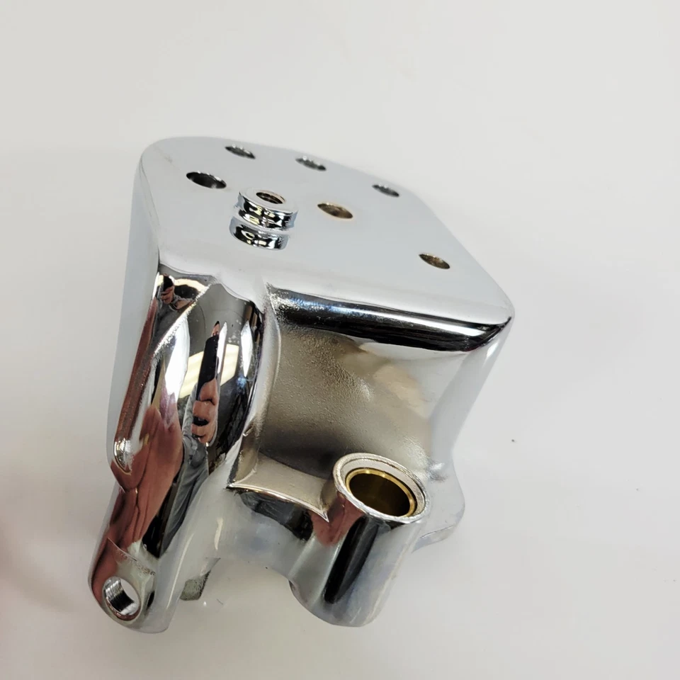 Soporte de montaje de palanca de cambios cromado para Harley Davidson Softail Springer de V-Twin Foto 2 de 4