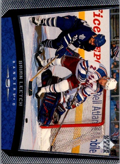 Brian Leetch 1998-99 Upper Deck UD Exclusives New York Rangers #/100