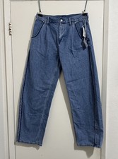 Pacsun Ford Zigzag Stitch Baggy Barrel Jeans ...