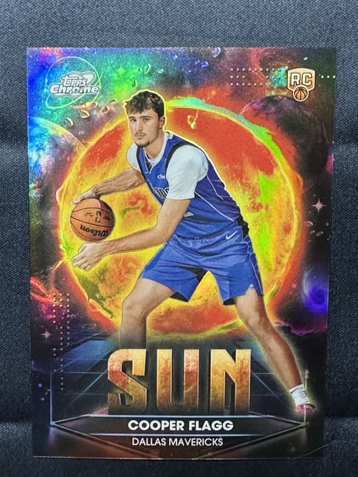 2025 Topps Cosmic Chrome Cooper Flagg #PPS-8 Planetary Pursuit The Sun RC SSP