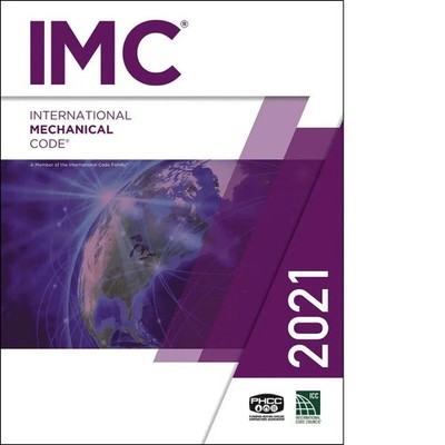 IMC 2021 International Mechanical Code Paperback Books Free Shipping