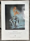 Steuben Glass 5th Ave Nov 1968 Full Page Print Ad - Thistle Rock James Houston